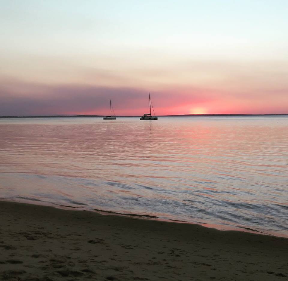 Fraser Island sunset Australia 